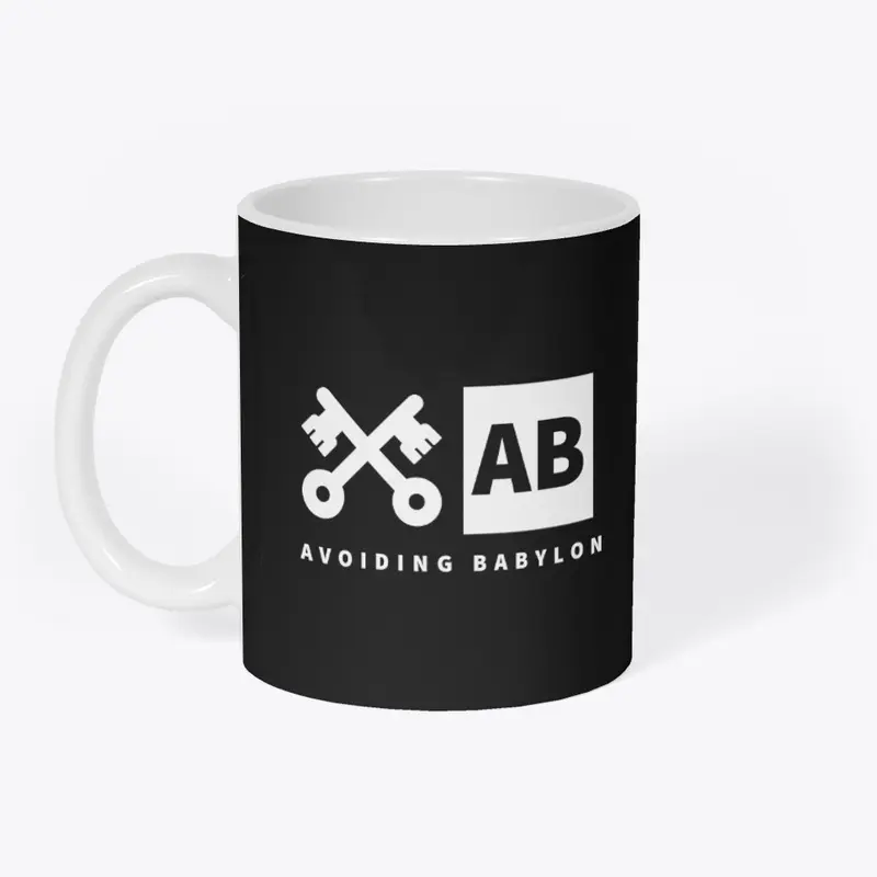 Classic AB Logo in White