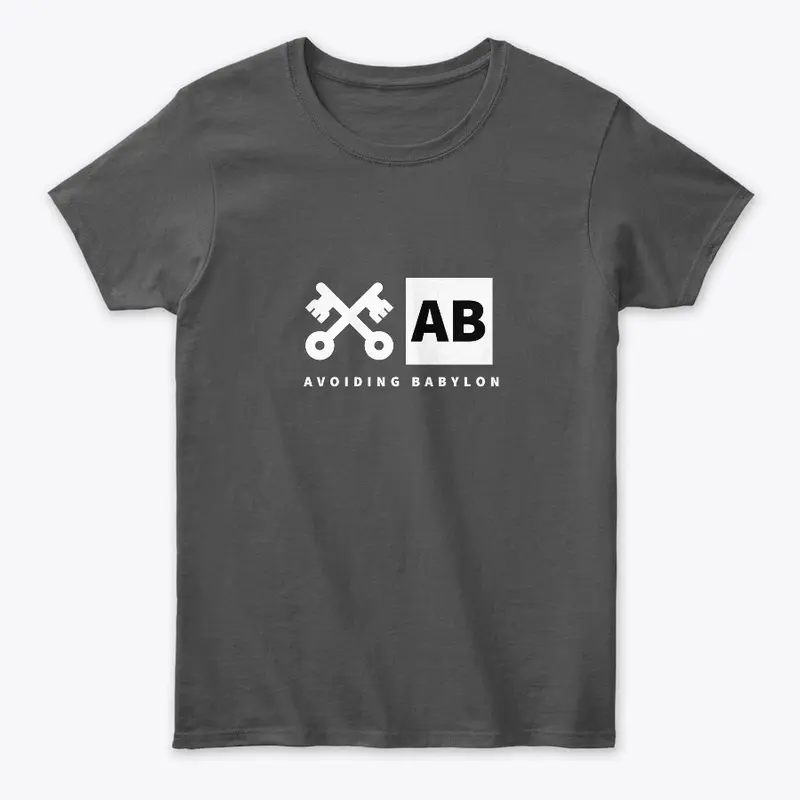 Classic AB Logo in White