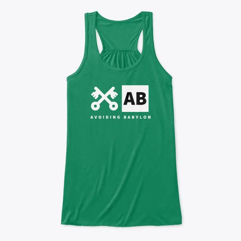 Classic AB Logo in White